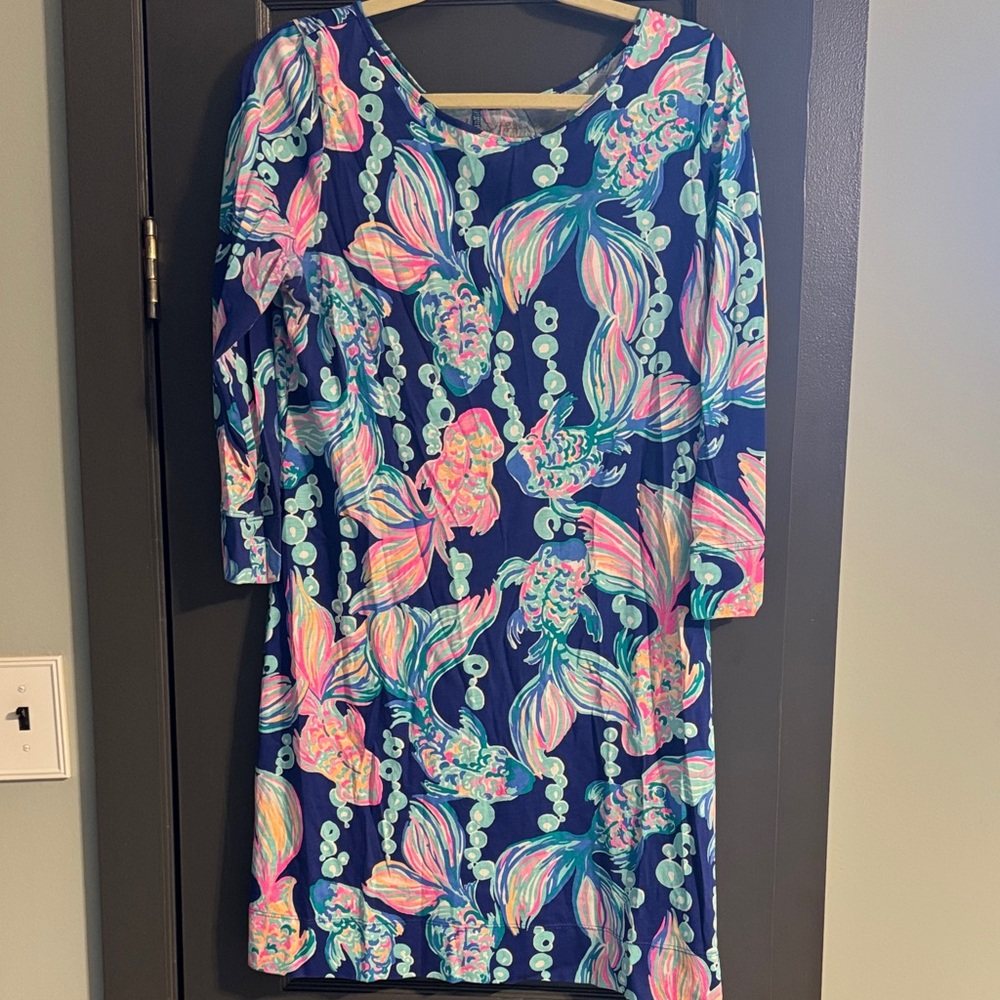 Lilly Pulitzer Multicolor Floral Long Sleeve Dress